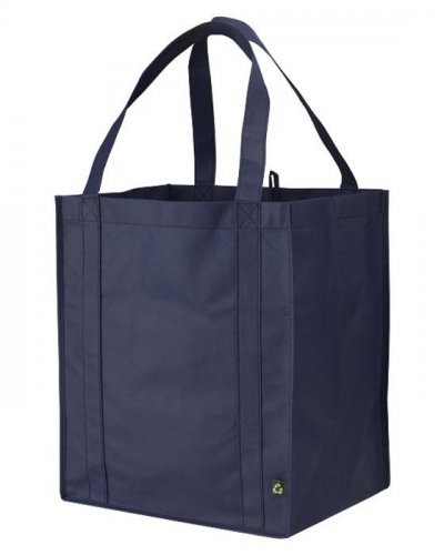 Shopper per la spesa tessuto non tessuto Liberty Navy