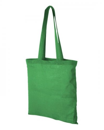 Shopper colorate in cotone personalizzate Verde Brillante