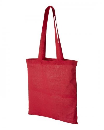 Shopper colorate in cotone personalizzate Rosso