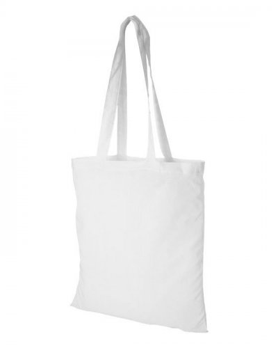 Shopper colorate in cotone personalizzate Bianco
