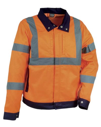 Giubbotto da lavoro ad alta visibilità Dazzle Arancione/navy