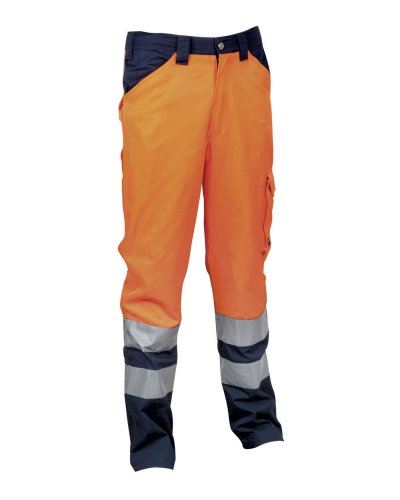 Pantaloni da lavoro ad alta visibilità Twinkle Arancione/navy