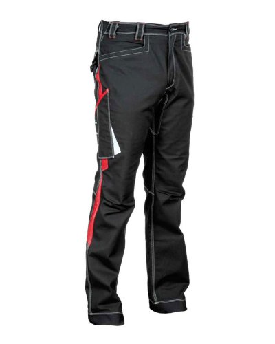 Pantaloni da lavoro Barrerio Nero/rosso