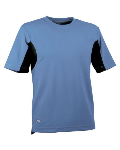 T-Shirt da lavoro Caribbean Celeste