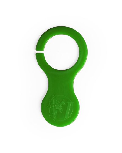 Portachiavi conportagettone per carrello della spesa Verde