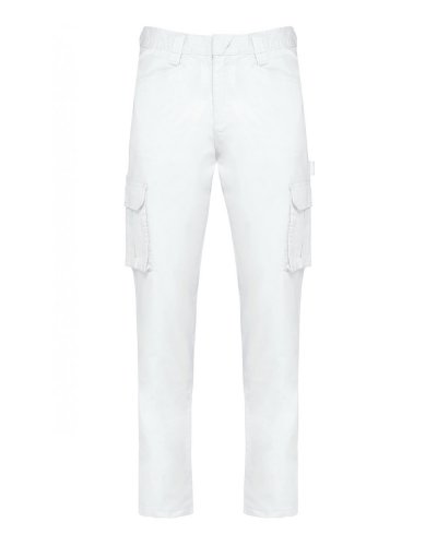 Pantaloni multitasche ecosostenibili da uomo White