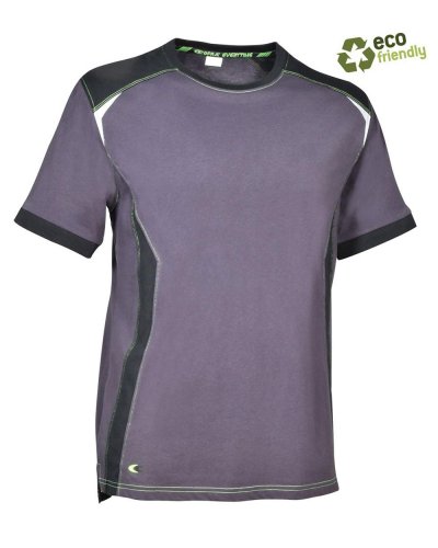 T-shirt da lavoro Alderton Antracite/nero/lime