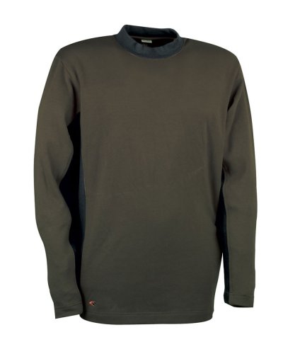 Felpa da lavoro elasticizzata Denmark Fango/Nero