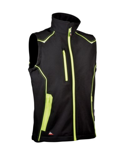 Gilet da lavoro Kyzyl Nero/giallo fluo