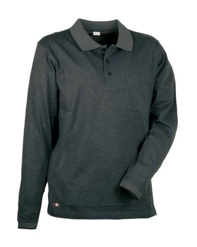 Polo da lavoro Luxembourg Antrancite/Nero