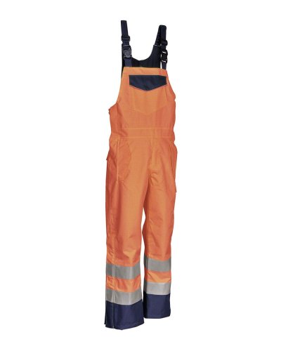 Salopette da lavoro ad alta visibilità Melk Arancione/navy