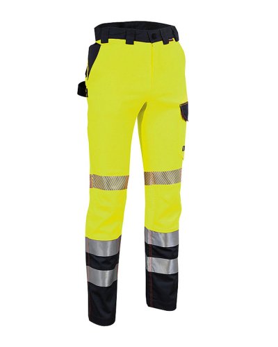Pantaloni da lavoro ad alta visibilità Guatire Giallo/navy