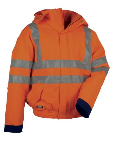 Giubbotto da lavoro ad alta visibilità Fluo Arancione/navy