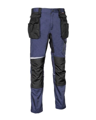Pantaloni da lavoro multitasche Lemno Navy/Nero