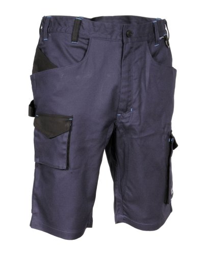 Pantaloni corti multitasche da lavoro Liegi Navy/Nero