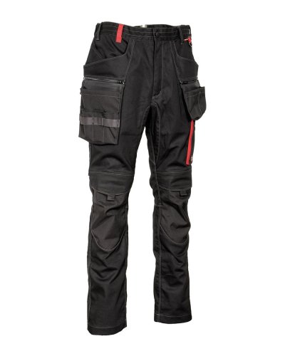 Pantaloni da lavoro Mureck Nero / Rosso