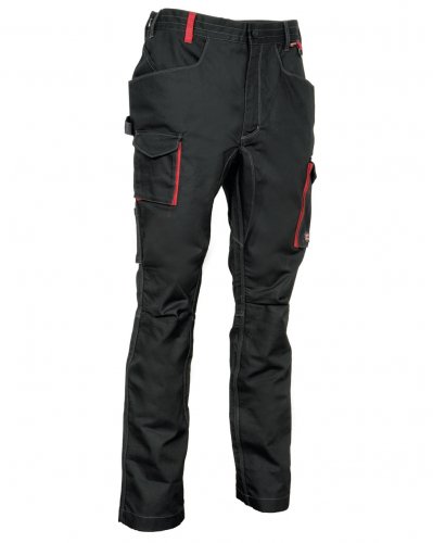 Pantaloni da lavoro Walcourt Nero / Rosso