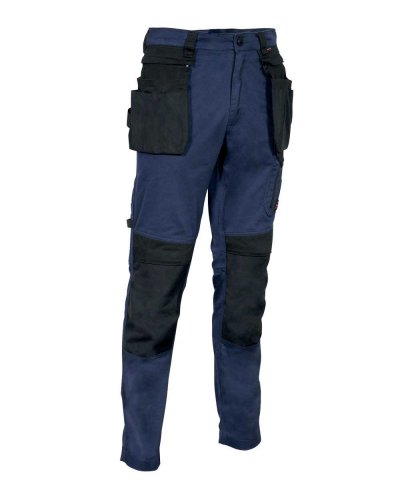 Pantaloni da lavoro elasticizzati Kudus Navy/Nero