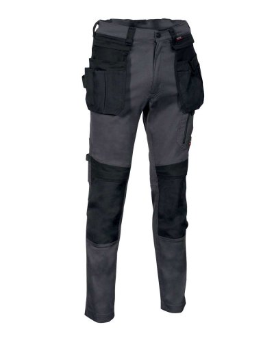 Pantaloni da lavoro elasticizzati Kudus Antrancite/Nero
