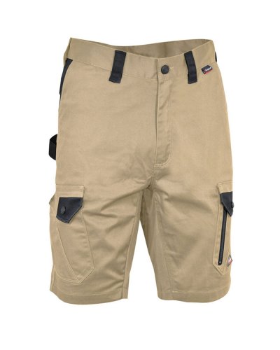 Pantaloncini da lavoro Kediri Corda/Nero