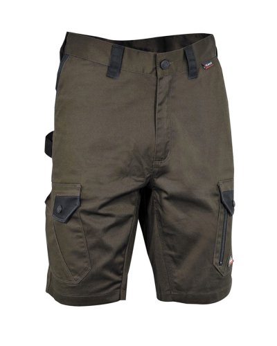 Pantaloncini da lavoro Kediri Fango/Nero