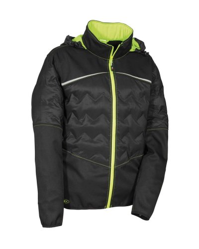 Piumino da lavoro Poligus Nero/lime