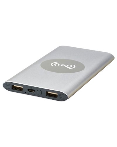 Power bank wireless da 8.000 mAh Juice Argento