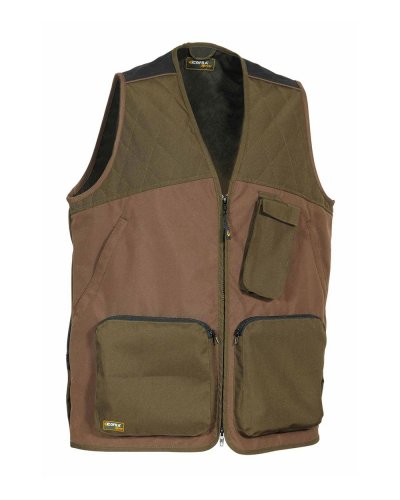 Gilet multitasche Zivat Fango/marrone