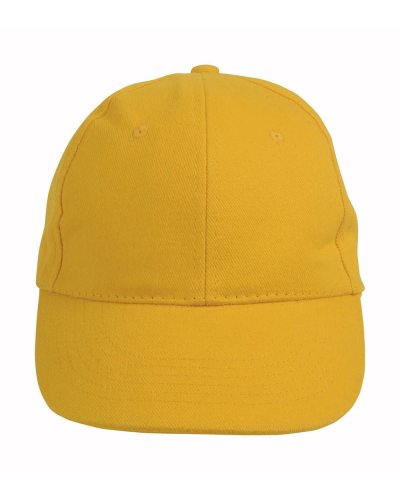 Cappellino in cotone pesante multicolor Giallo
