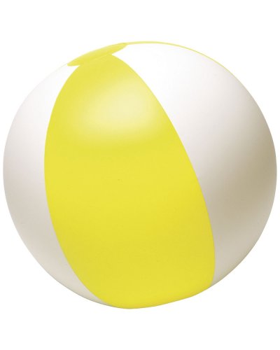 Palla da spiaggia gonfiabile in PVC Lola Giallo