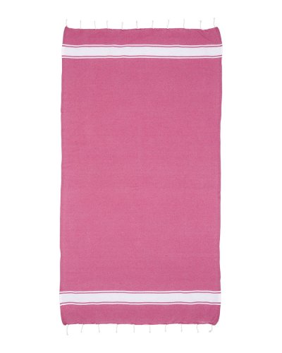 Telo mare/pareo in cotone riciclato Rosa