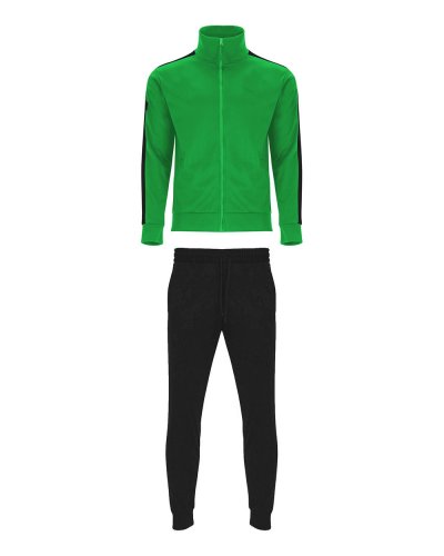 Tuta da ginnastica Creta Verde Felce / Nero