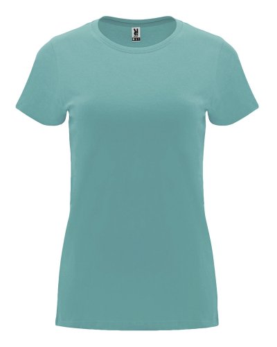 T-shirt manica corta Capri Azzurro Dusty
