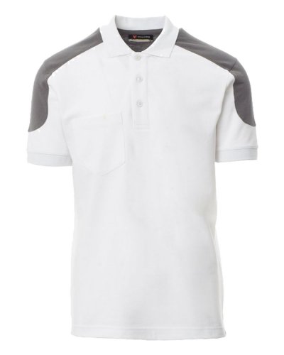 Polo bicolore a manica corta Company Bianco