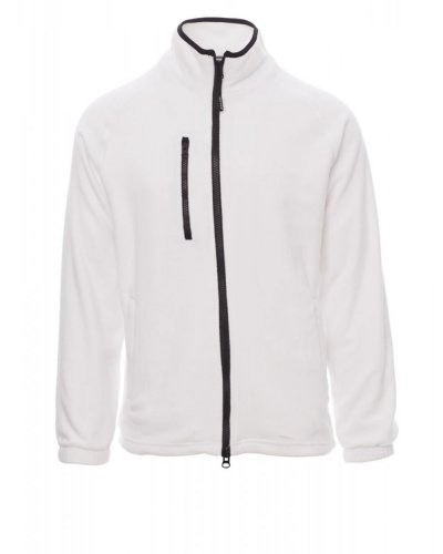 Pile a zip intera Norway Bianco