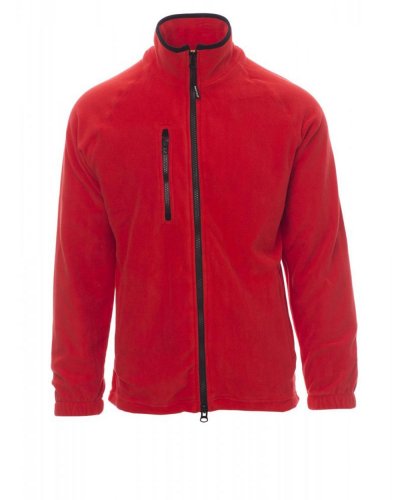 Pile a zip intera Norway Rosso