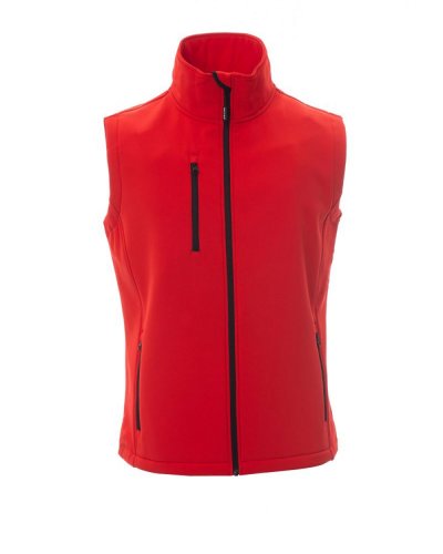 Gilet ergonomico softshell Glasgow Rosso