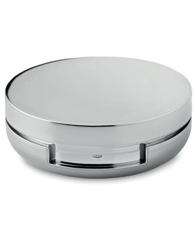 Specchietto con lucidalabbra DUO MIRROR Argento Brillante