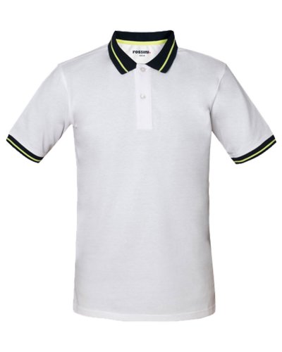 Polo mezza manica Milos Bianco