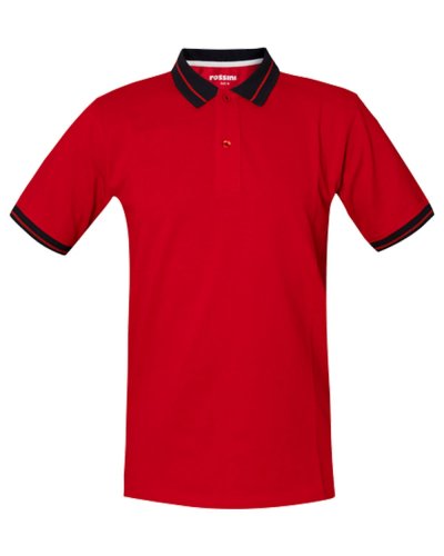 Polo mezza manica Milos Rosso
