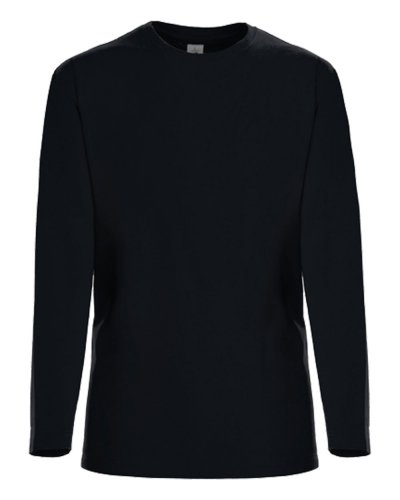 T-shirt Borneo manica lunga Nero