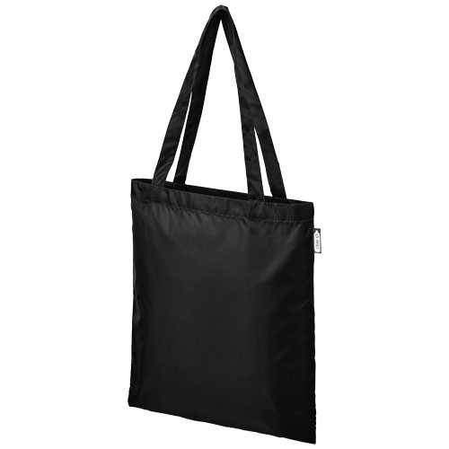 Tote bag Sai in PET riciclato Nero
