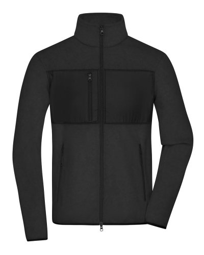 Men's Fleece Jacket Black / Black