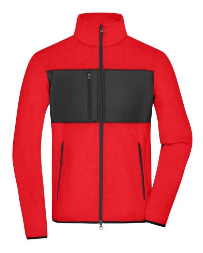 Men's Fleece Jacket Red/Black
