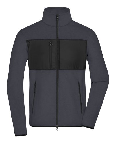 Men's Fleece Jacket Carbon/Black