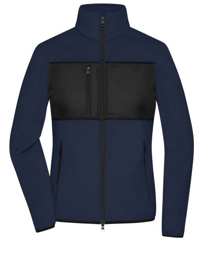 Ladies' Fleece Jacket Navy/black