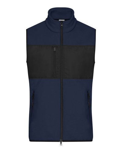 Men's Fleece Vest Navy/black