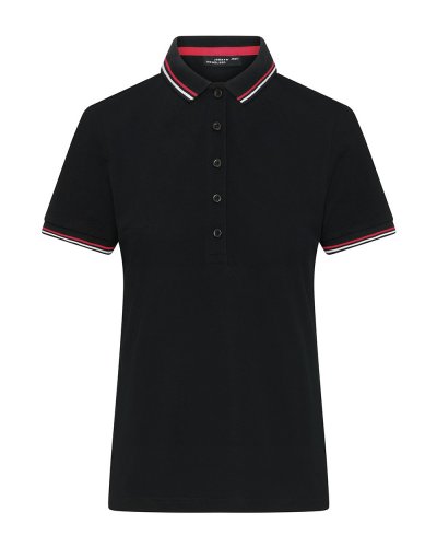 Ladies' Polo Black/white/red