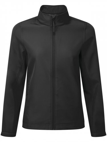 Women's Windchecker Printable & Recycled Softshell Jacket Black