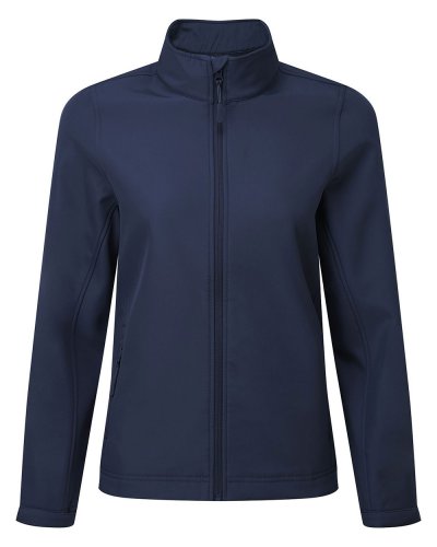 Women's Windchecker Printable & Recycled Softshell Jacket Navy
